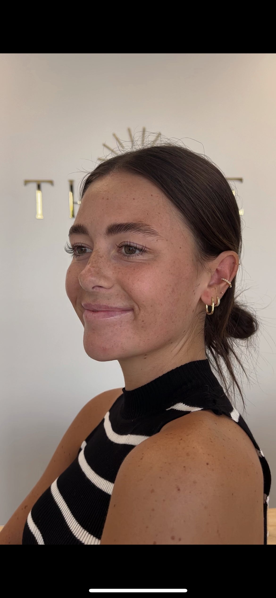 Inlay Pearl Hoops
